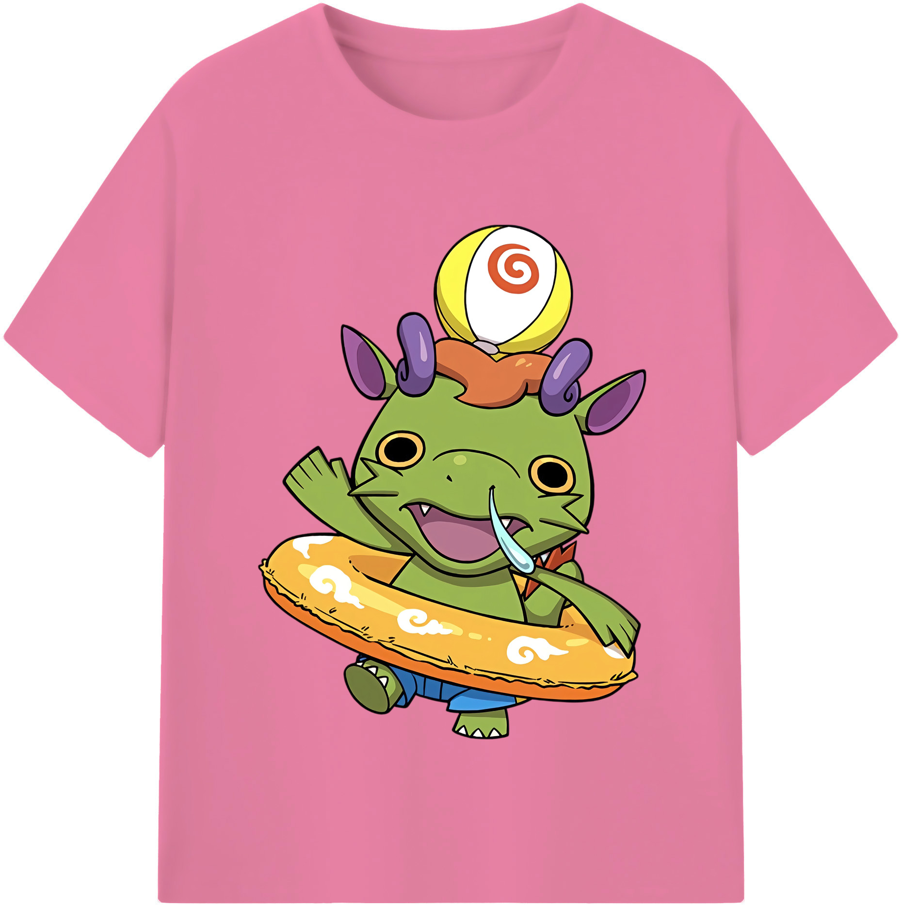 （画像用） 妖怪ウォッチ Yo-kai Watch 綿100％半袖Tシャツ（フロントプリント）